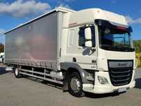 DAF CF 290 E6 Firana Tył Drzwi Dach Podnoszony / Zsuwany Długi 9.30m  Ład-9300kg -18000kg Kabina Glob Salon PL !!! Man Mercedes Iveco