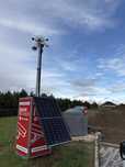 Wieża monitorująca kamery mobilne monitoring SAFETOWER budowa