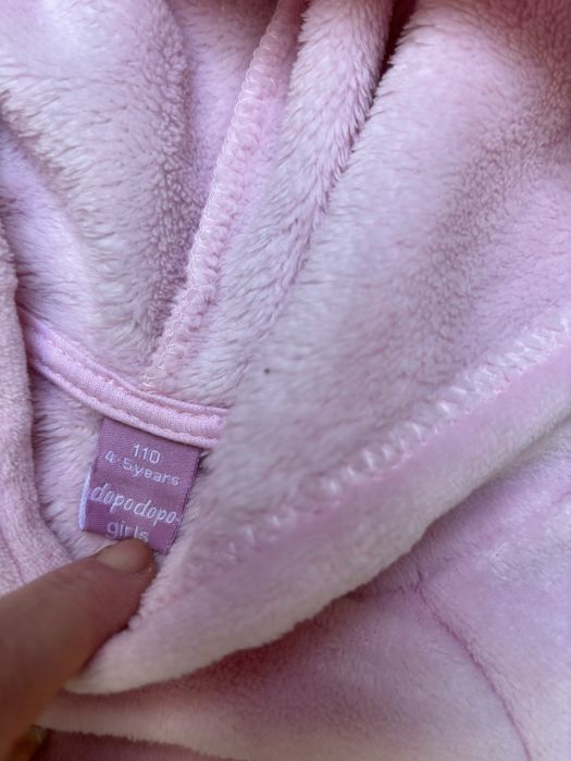 Bluza welurowa dla dziewczynki r.110