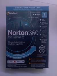 Cartão Norton 360 for Gamers, Cloud 50GB, Subscrição 12 Meses