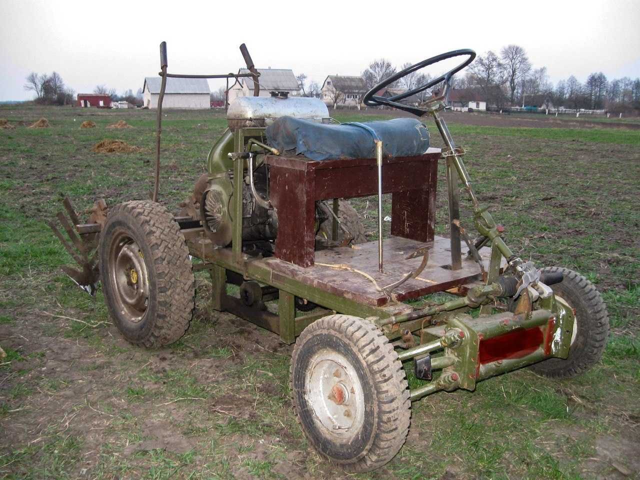 Саморобний трактор (мототрактор)