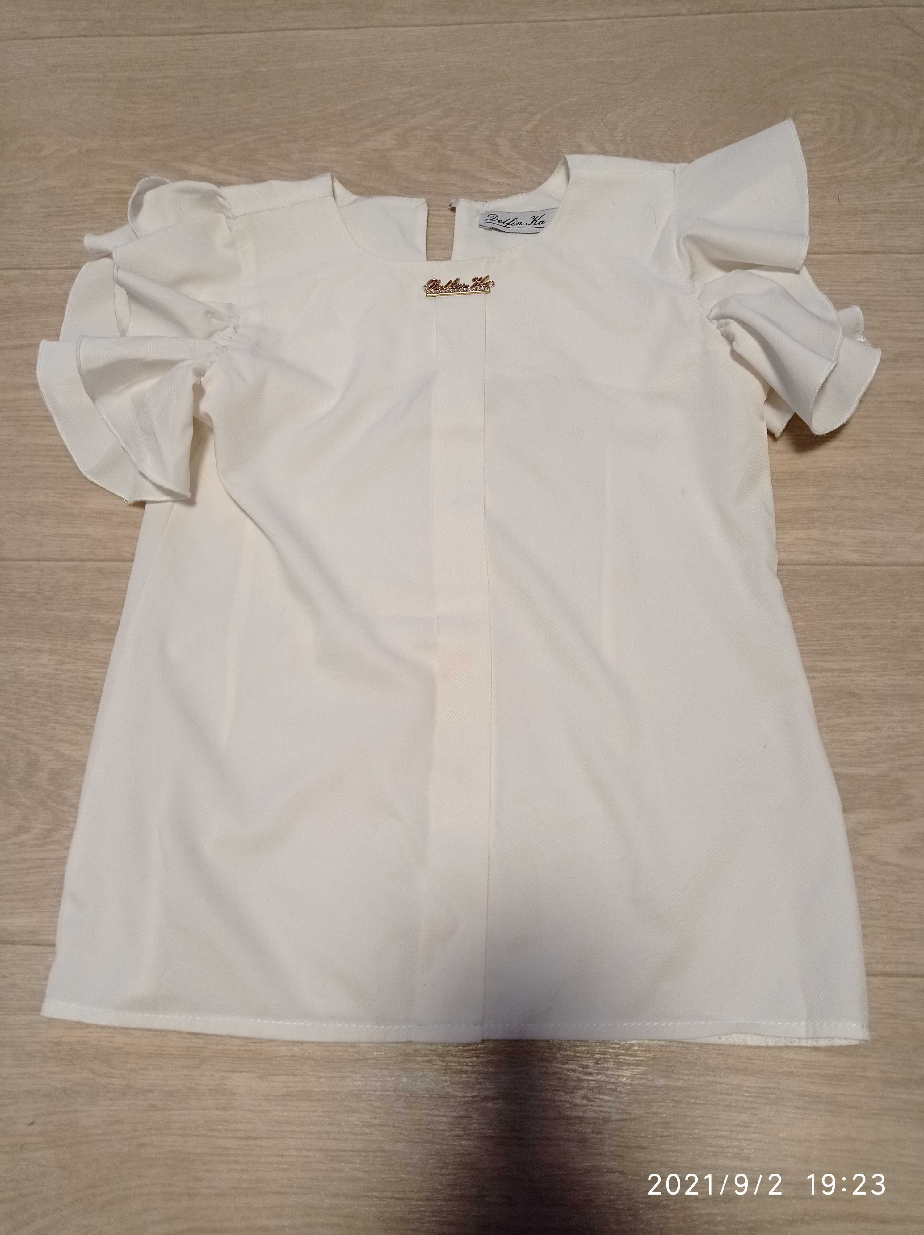 Блузка на девочку 8-11 размер 128