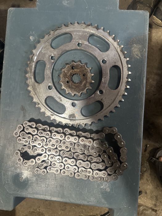 Kawasaki zzr600 цеп+зірки