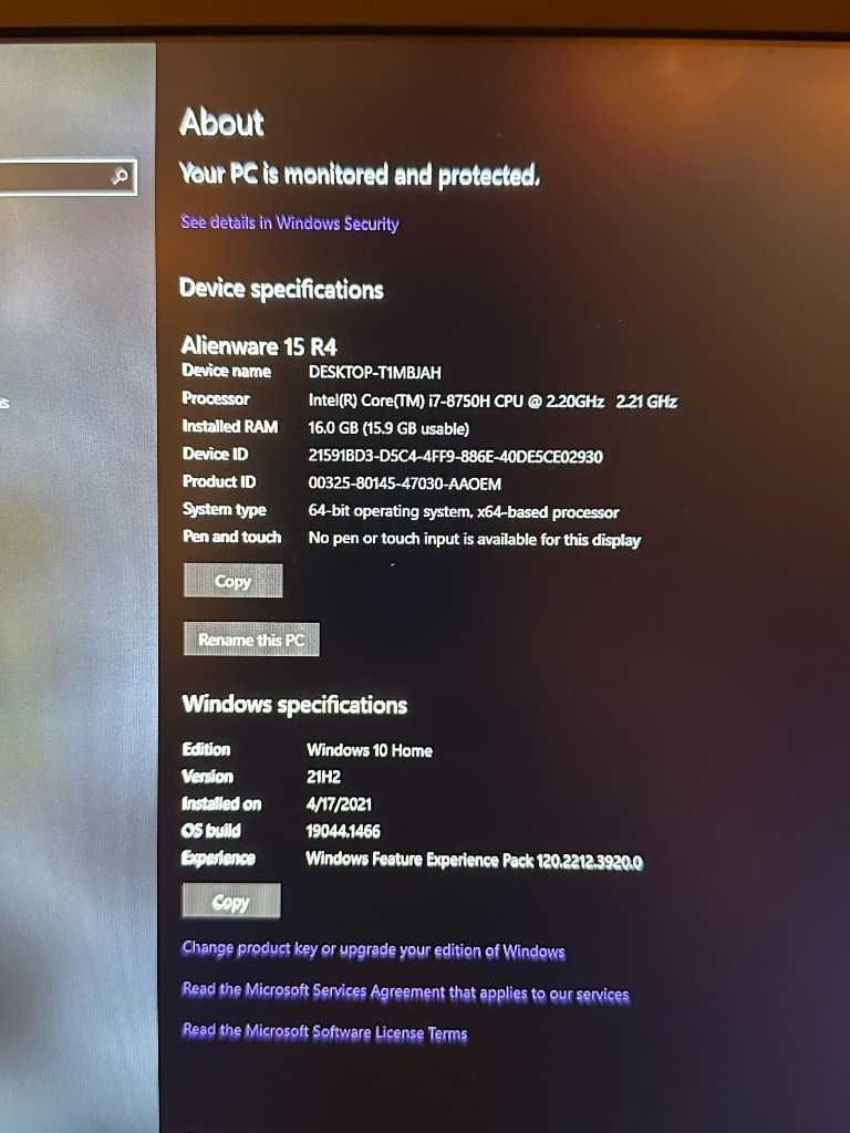 Alienware 15 R4 - Laptop Gamingowy