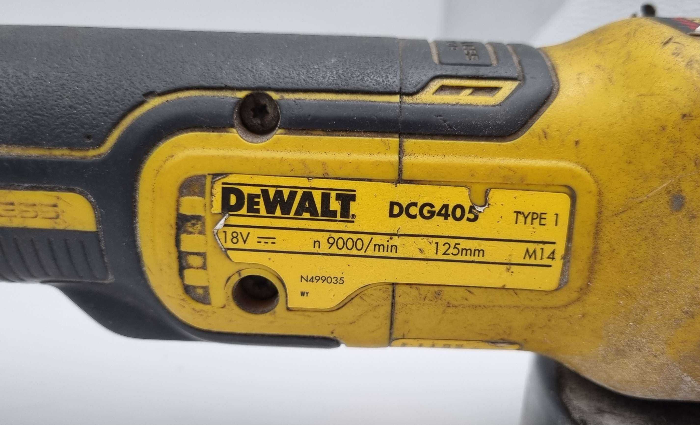 Szlifierka Dewalt DCG405 18V
