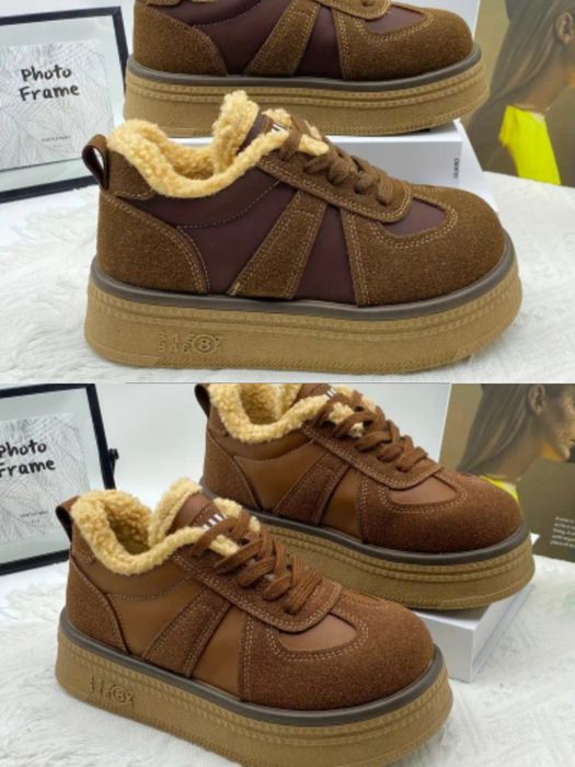 Нові жіночі утеплені кросівки, черевики на зиму чи холодну осінь