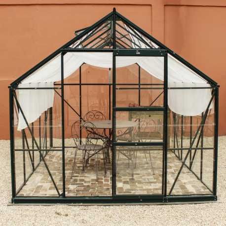 Black Week! Aluminiowa szklarnia ogrodowa LAMS CARVI szkło hartowane