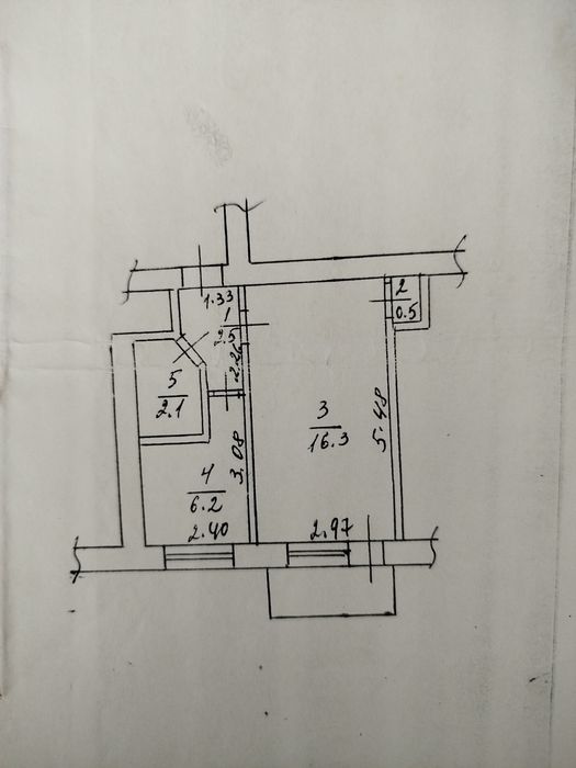 Продам однокімнатну квартиру