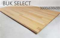 blat drewniany z buka 3000x630x33mm