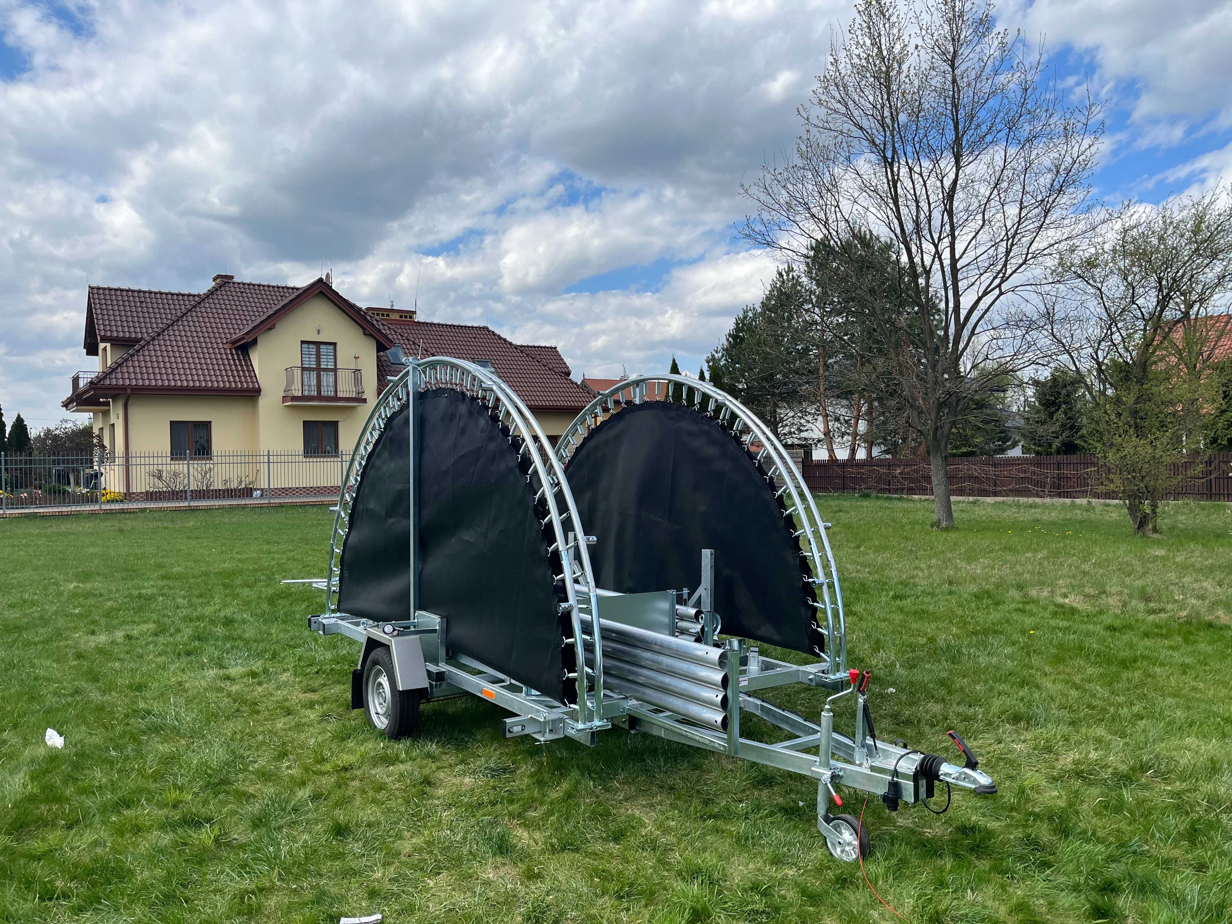 Trampolina Eurobungee mobilne wesołe miasteczko dmuchańce lunapark