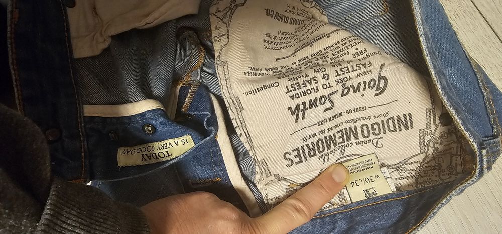 SCOTCH & SODA RALSTON spodnie męskie dżinsowe rozmiar W30 L34 stan Ok.