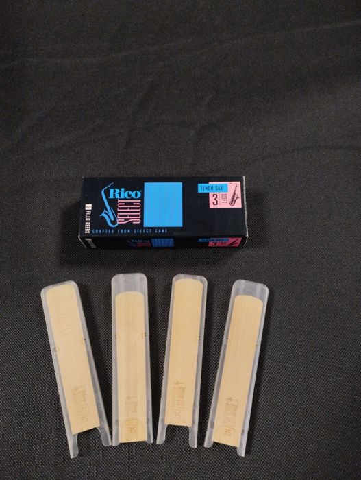 4 palhetas saxofone tenor n°3 Rico Select Jazz