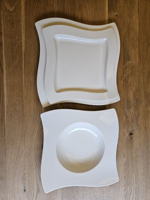 Komplet talerzy Villleroy&Boch, seria New Wave, 18 elementów