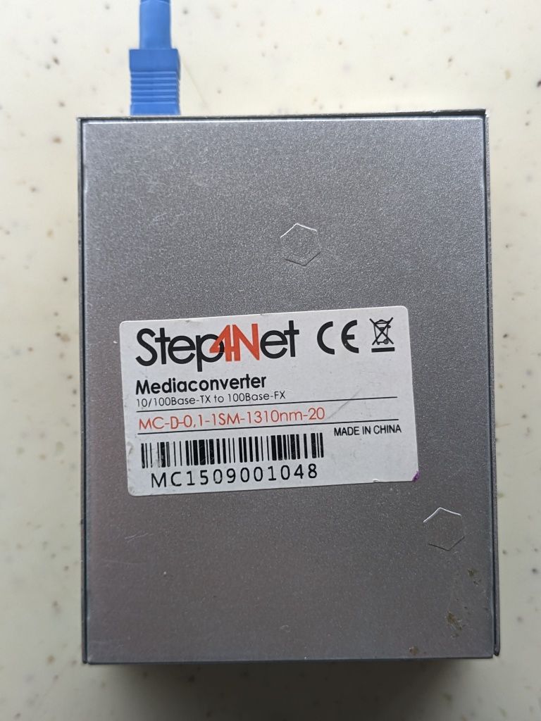 Медіаконвертер Step4Net MC-D-0,1-1SM-1310nm-20