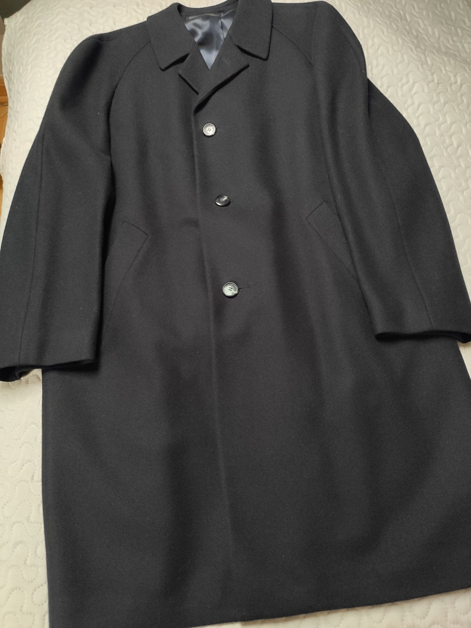 Elegancki płaszcz zimowy_reglan_wełna 100%