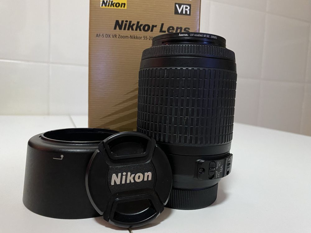 Teleobjetiva Nikon 55-200mm