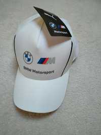 BMW Motorsport czapeczka z daszkiem młodzieżowa biała unisex