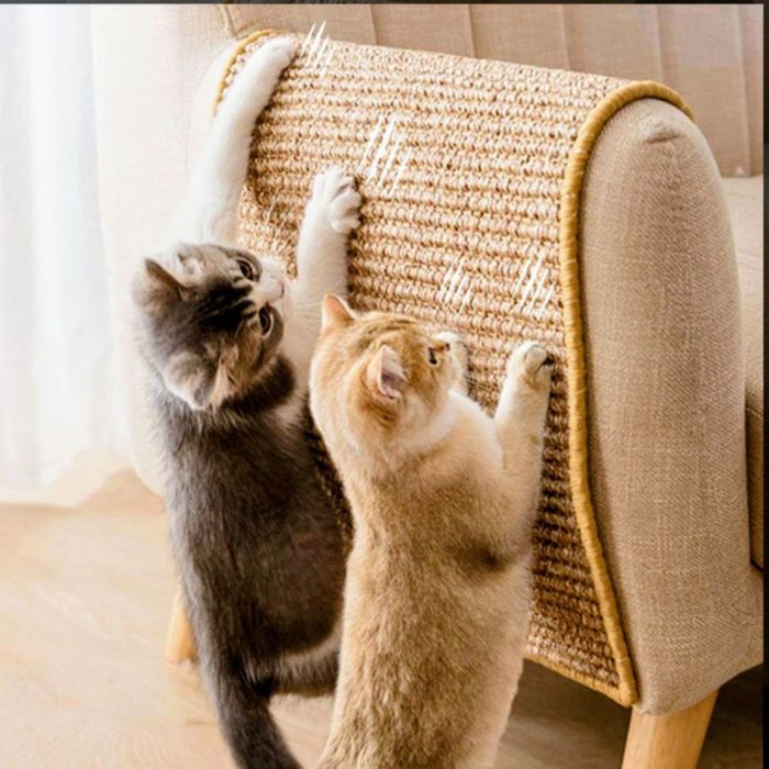 Сизалевий килимок для котів, для захисту меблі, для сну 30х50