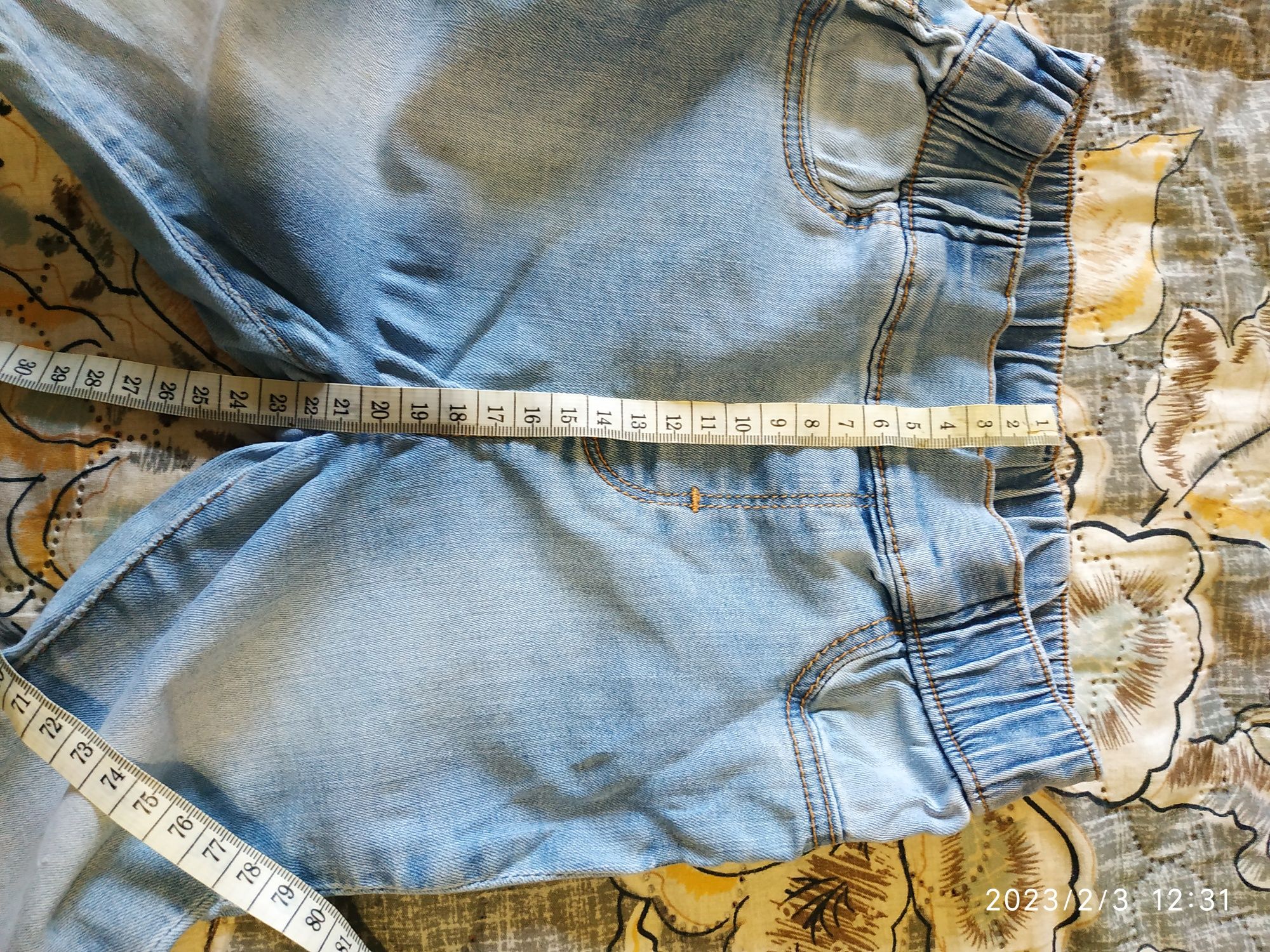 Джинси для дівчинки/ джинсы для девочки, штани , 12-18 міс, 86 см