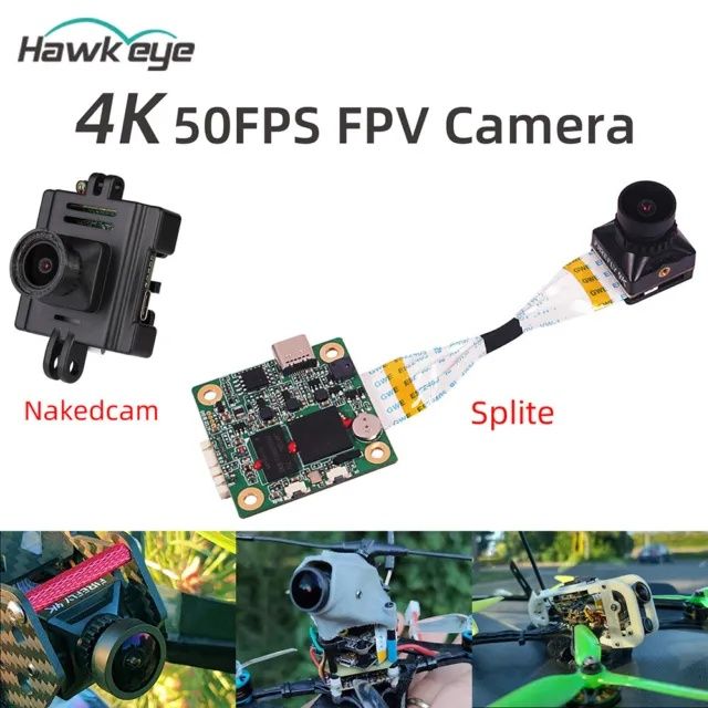 FPV Hawkeye firefly 4k split camera писалка