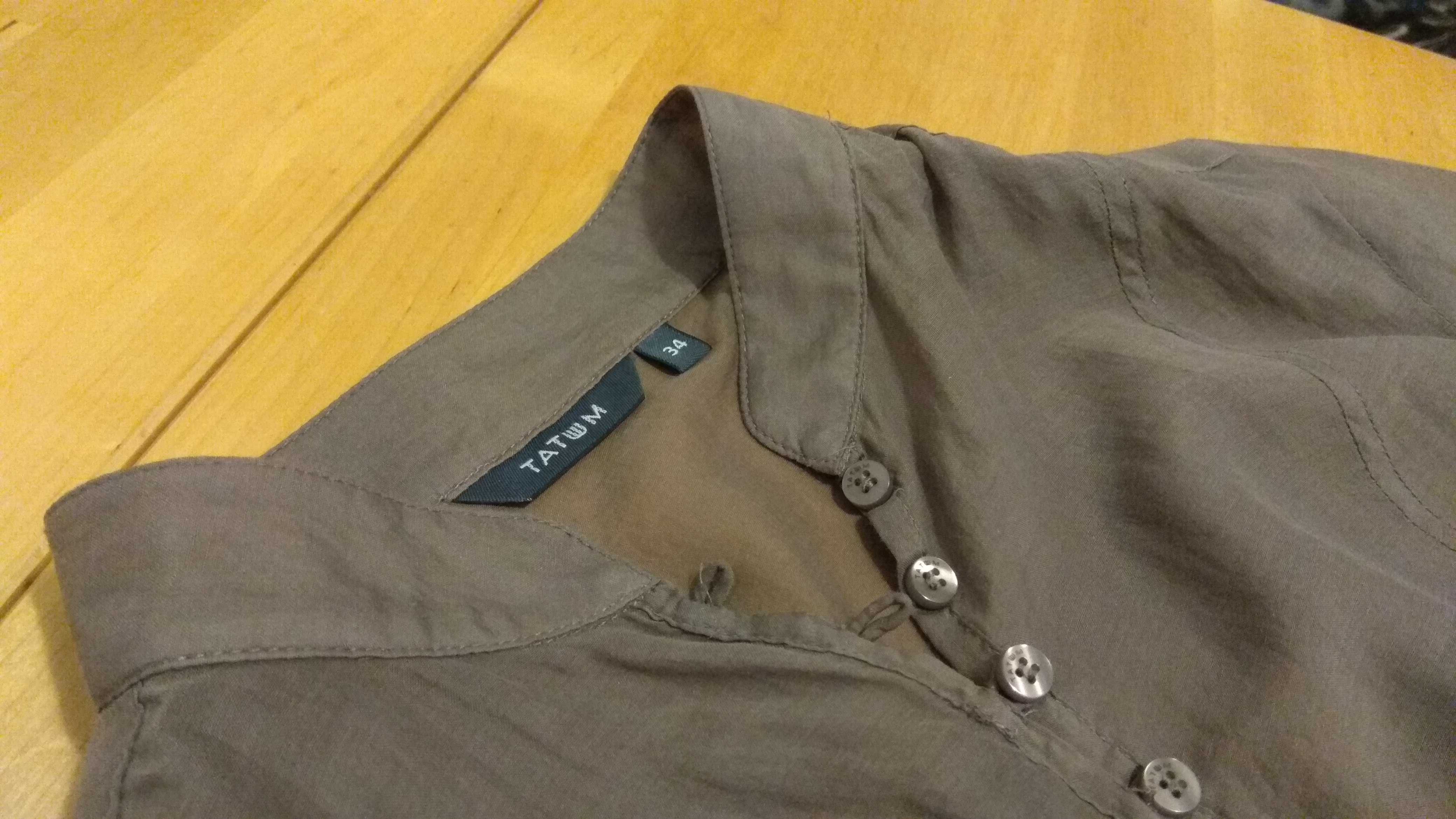 Bluzka damska Tatuum XS (rozmiar 34), jedwabno bawełniana