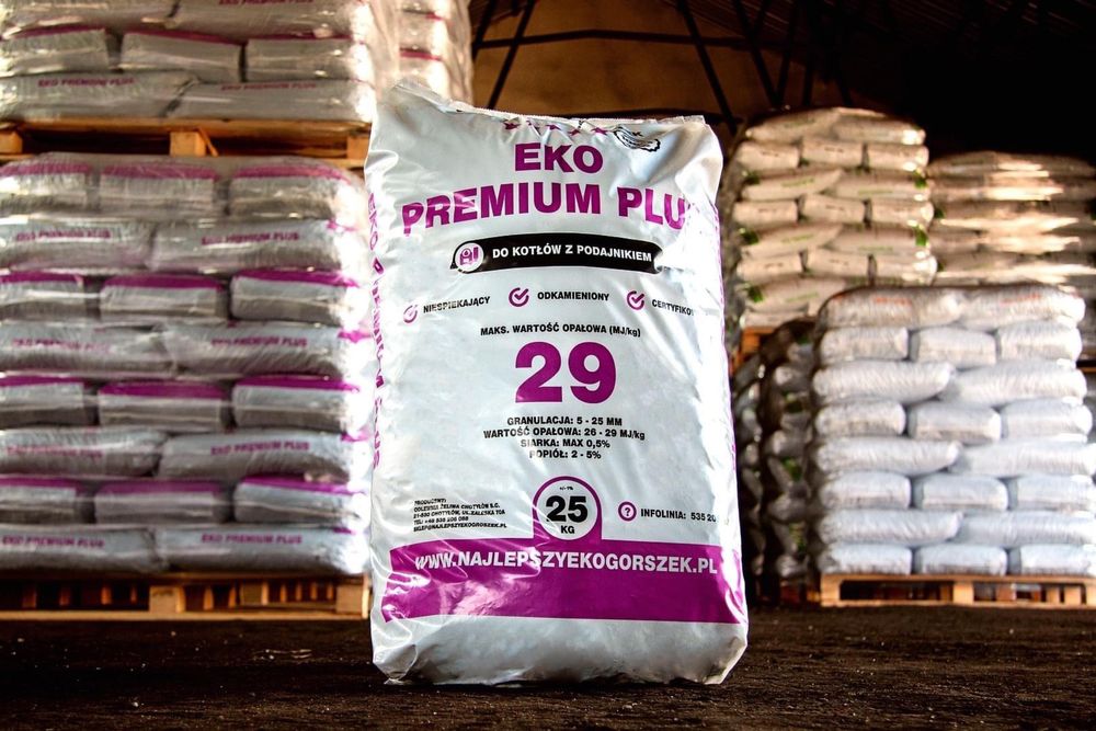 Najlepszy suchy EKOGROSZEK Premium Plus 29 MJ/kg darmowa dostawa