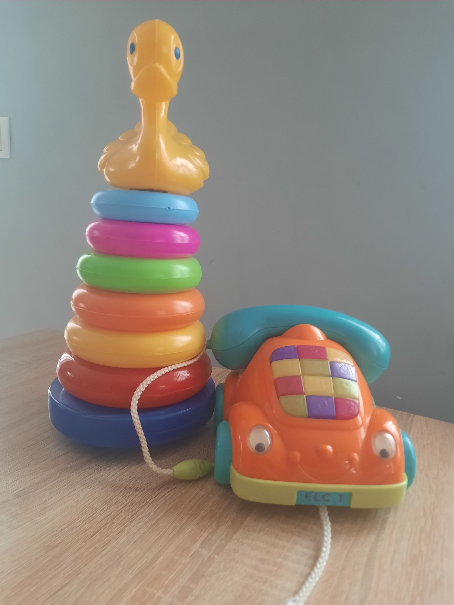 Zabawki, telefon interaktywny, wieża