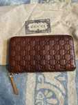 Gucci GG  монограм мужской кошелек большой оригинал