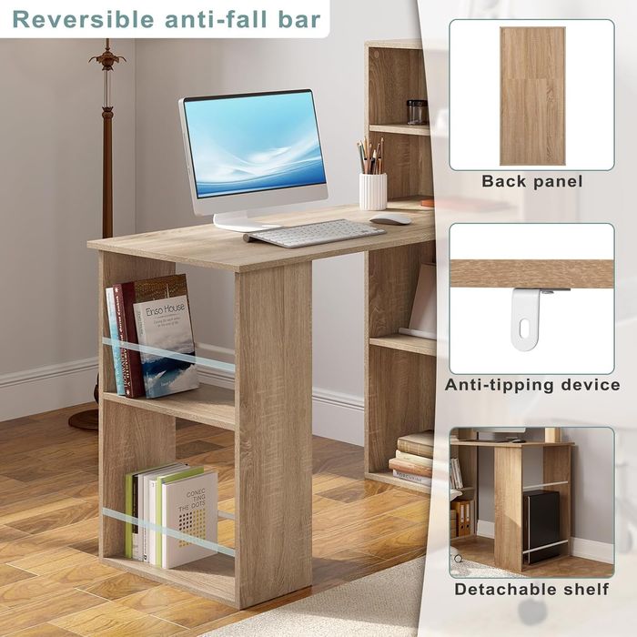 Biurko z miejscem do przechowywania