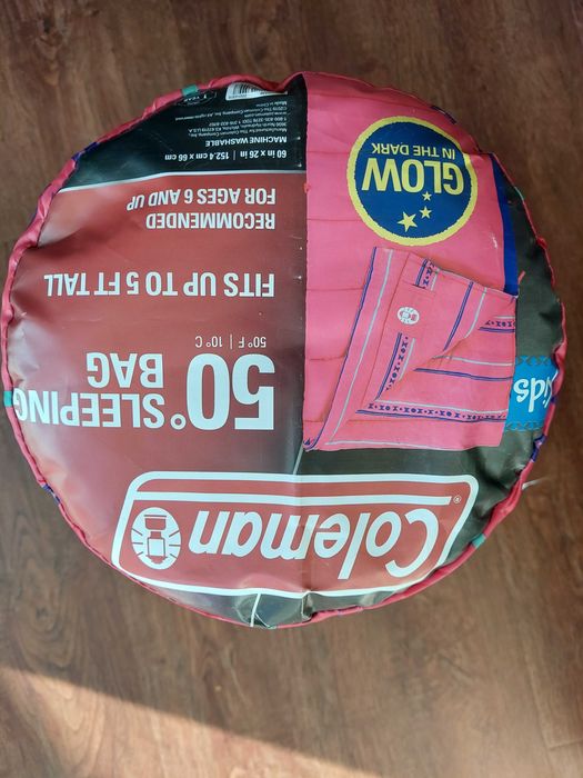 Cпальний мішок дитячий Coleman 50°F/10°C рожевий або блакитний