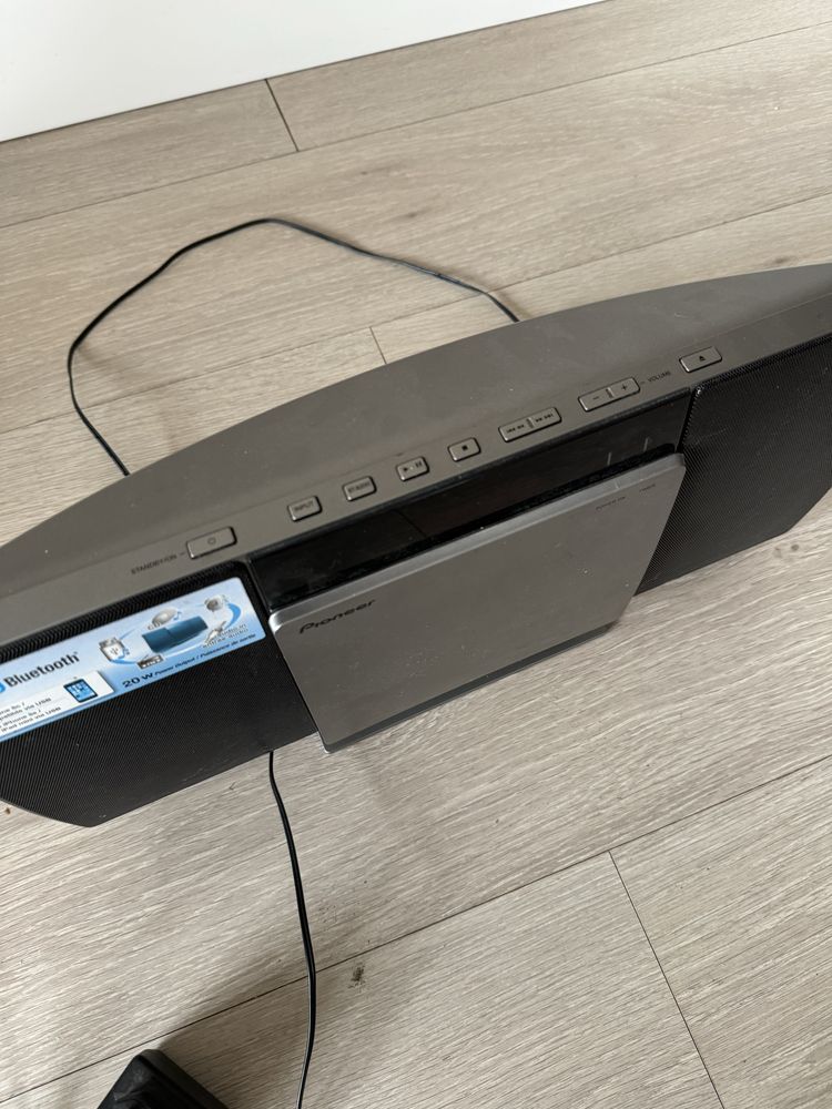 wieża radio pioneer bluetooth slim micro usb cd system