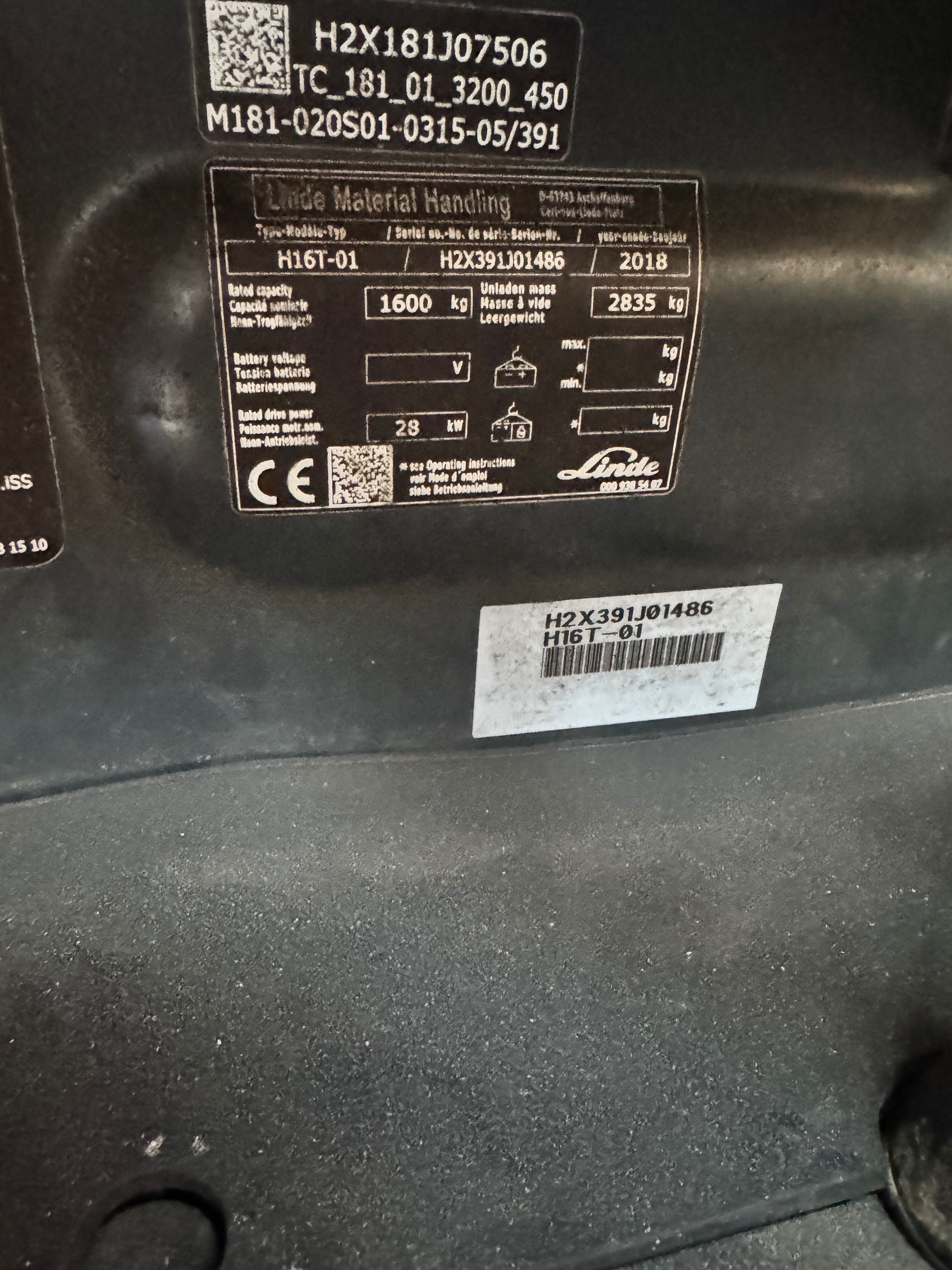 Linde H16EVO super stan mały przebieg!!