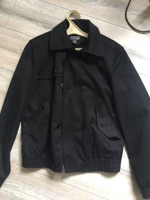 Куртка-пиджак стильная котоновая на резинке H&M размер S