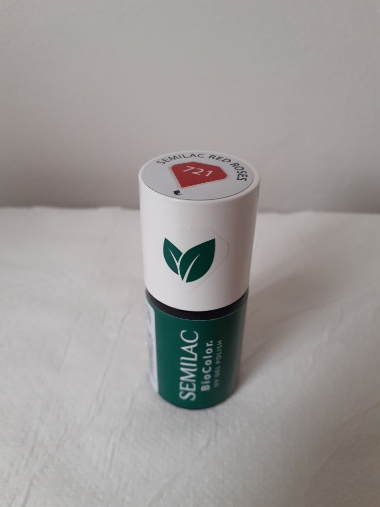 Nowy lakier hybrydowy semilac red Roses 721 czerwony