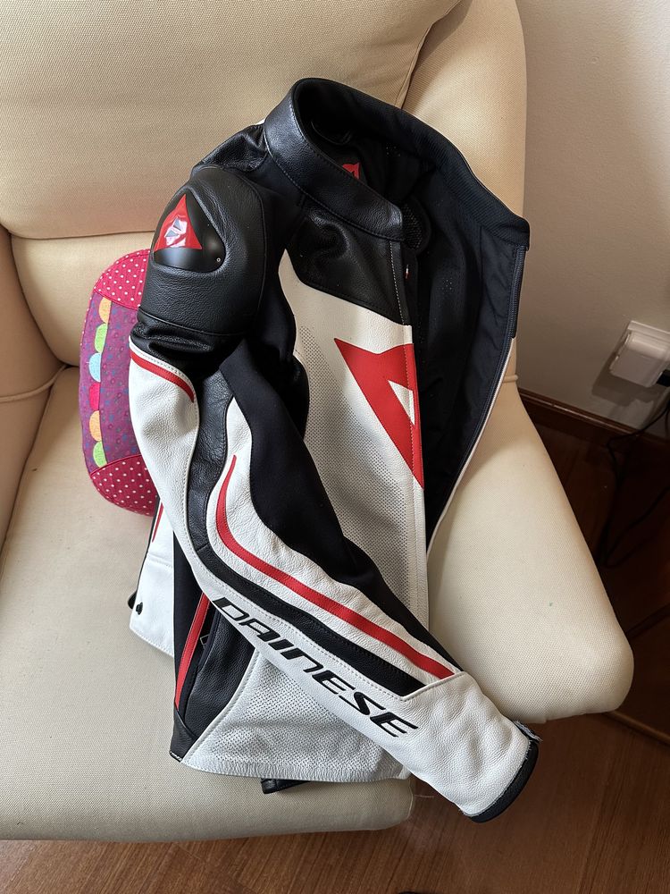 Casaco pele Dainese Assen perfurado