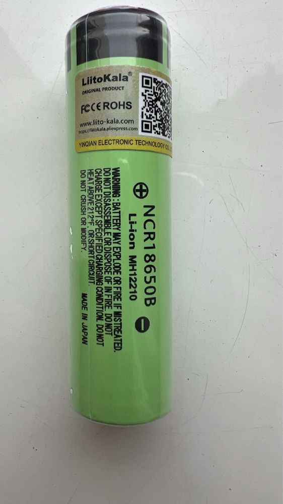 Аккумулятор LiitoKala  NCR 18650B li-ion MH12210