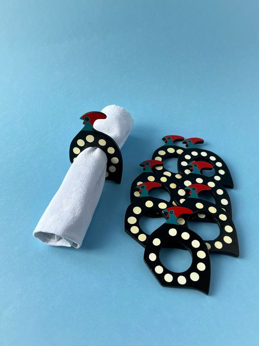 obrączki na serwetki vintage hand made