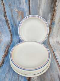 Ceramiczne talerze obiadowe Churchill - ceramika nakrapiana - Anglia