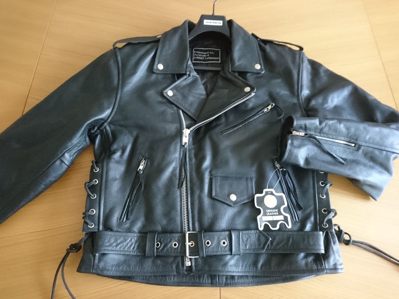 Skórzana kurtka ramoneska Protect Wear Chopper Cruiser L cafe męska