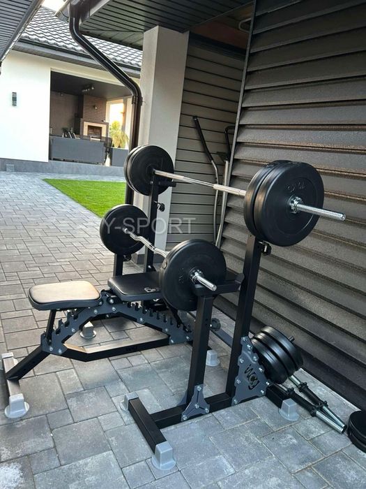 Ціна від виробника‼️ Лава для жиму, штанга, гантелі Доставка тренажера