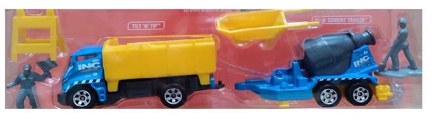 MATCHBOX 2022 MBX CEMENT Trailer zestaw nowy