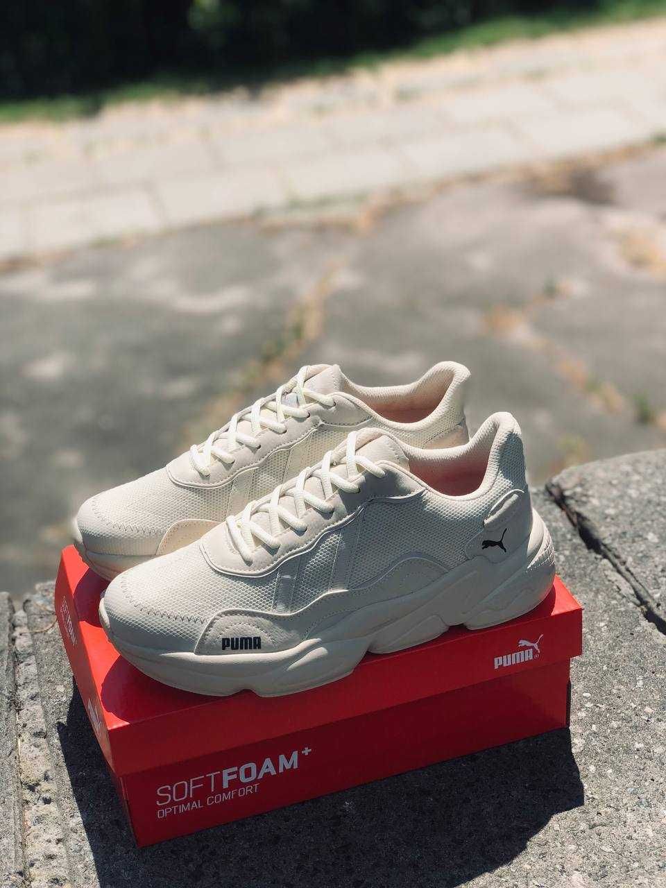 Распродажа! Кроссовки Puma мужские Тренд года! white Повсякденні Пума