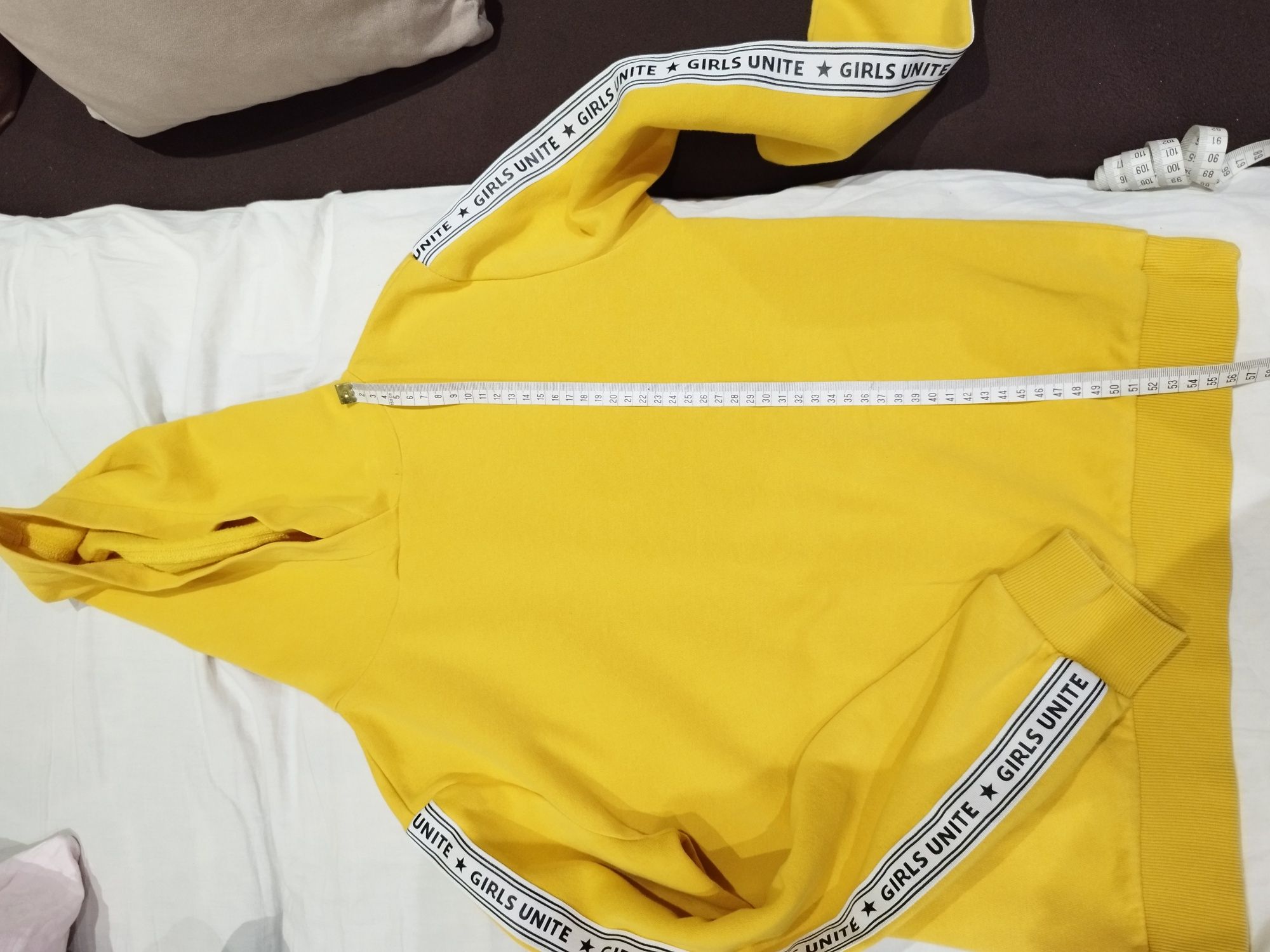Bluza z kapturem i długim rękawem 158/164