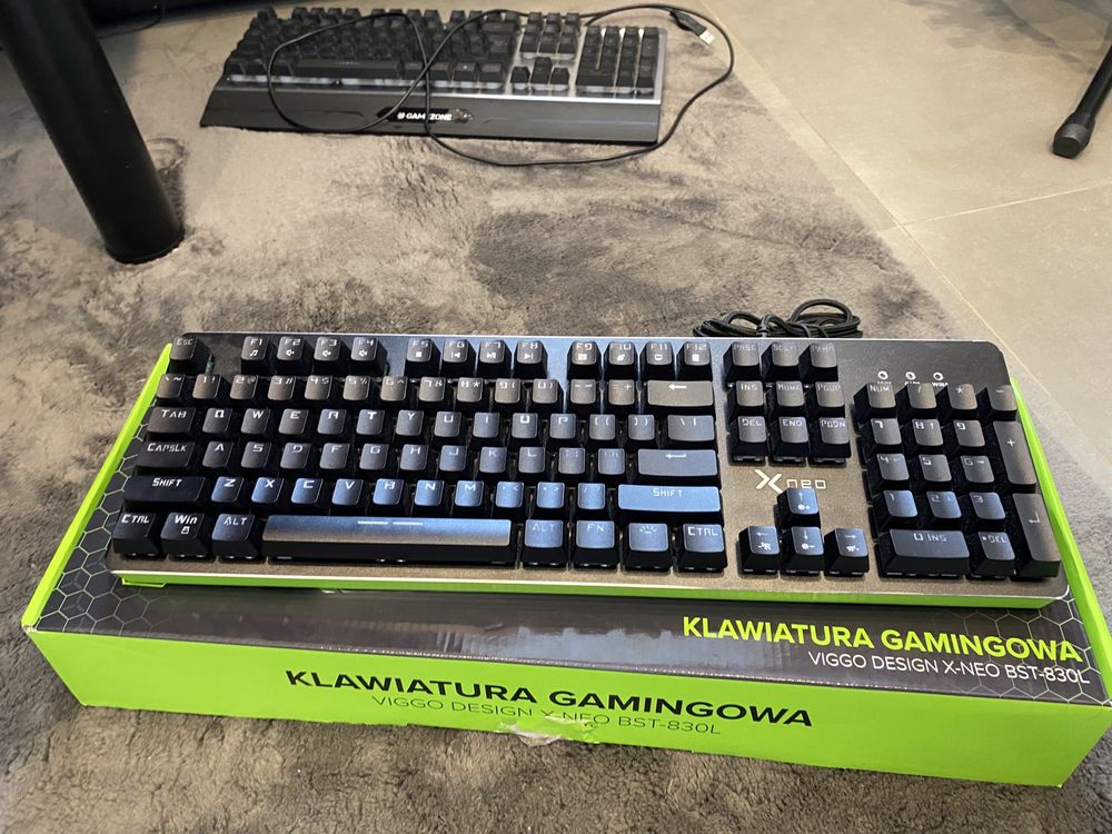 Klawiatura X-Neo hybrydowa RGB