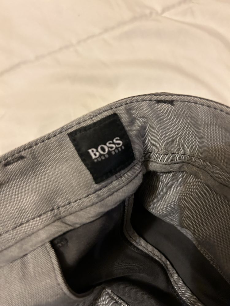 Chinos Calças Hugo Boss tam 54 cinza