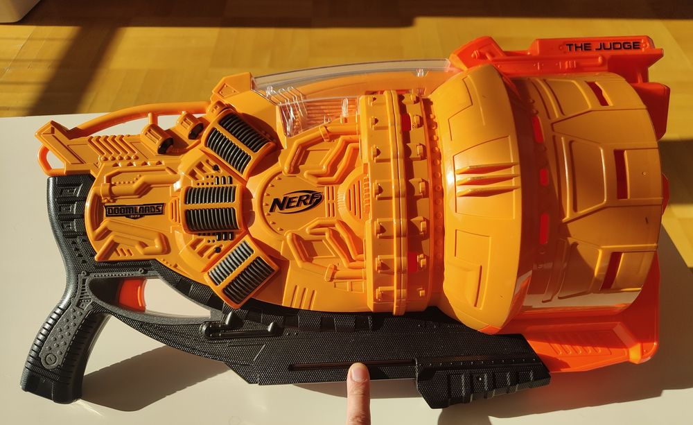 NERF The JUDGE (sędzia) MEGA SHOTGUN potrójny strzał