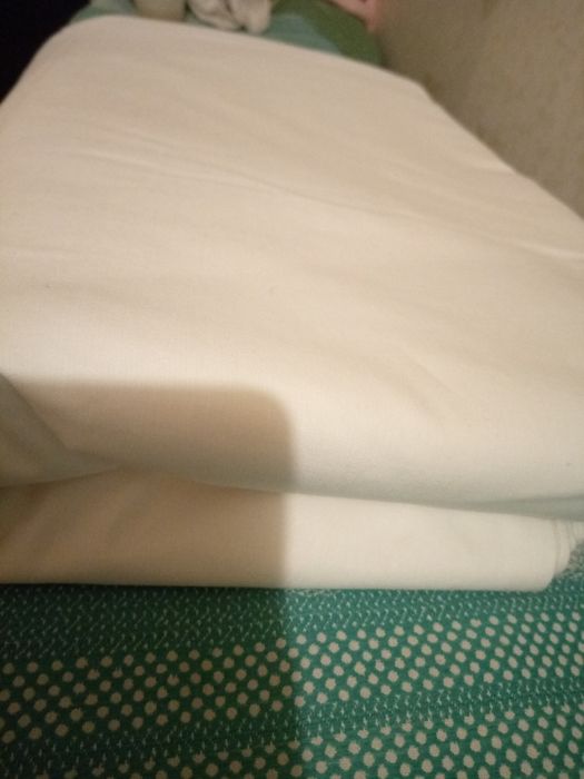 Ткань белая  х/б  новая