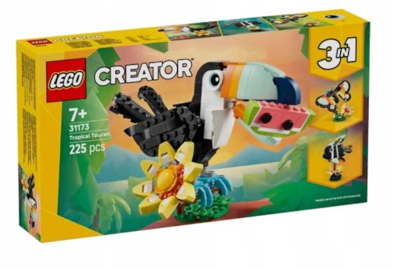 LEGO CREATOR 31173 Dzikie ZWIERZĘTA Tropikalny tukan