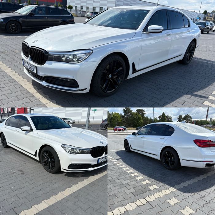 Bmw 7 g12 piekna biała perła 3.0 benzyna