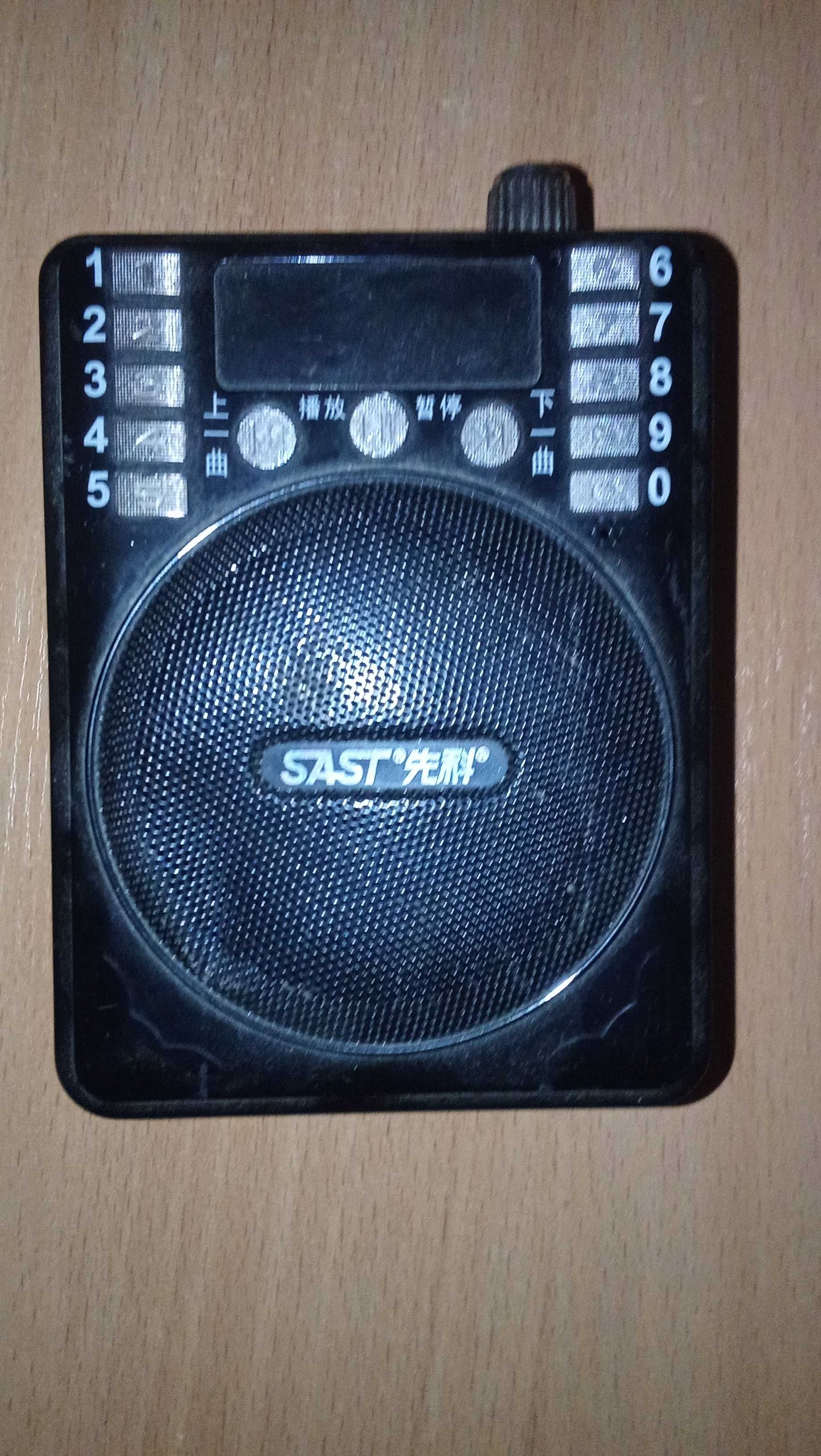 Портативная колонка SAST N-717 с USB, mini SD картой и FM-тюнером